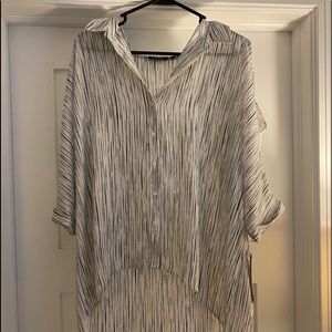 NWT High Low Cold Shoulder Blouse